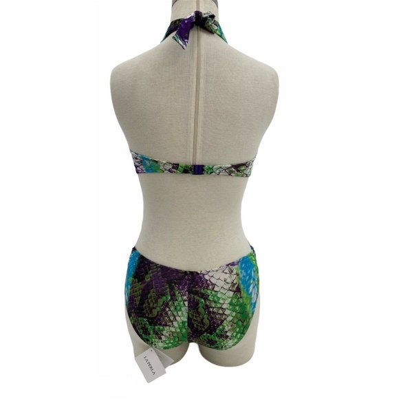 La Perla Python BEYONCE Instyle Gorgeous Sequin One Piece Swim Suit US 8 NWT - Picture 8 of 12